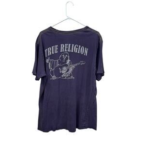 Y2K True Religion Purple Tee size XL